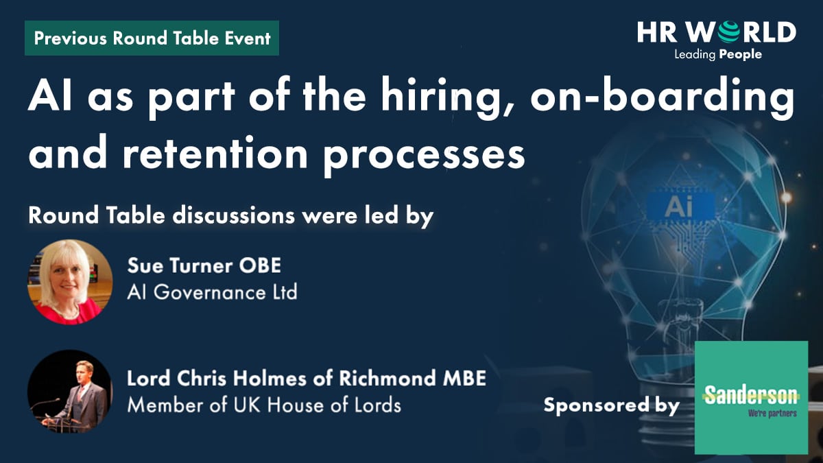 Previous Round Table AI as part of the hiring, on-boarding and retention processes